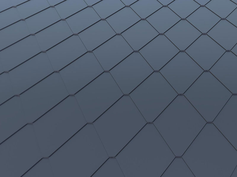 アルミニウムマグネシウムマンガン複合ダイヤモンド型金属屋根材タイル